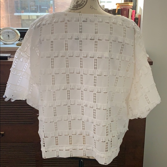 NWT BCBG Max Azria white blouse - Picture 2 of 4